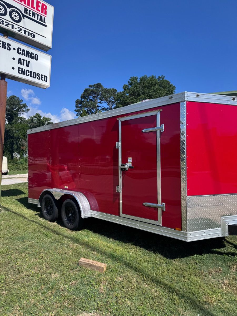 7x16 Enclosed Cargo Trailer