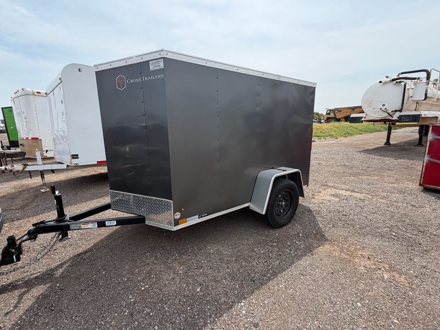 Enclosed 5x8 with Ramp Door