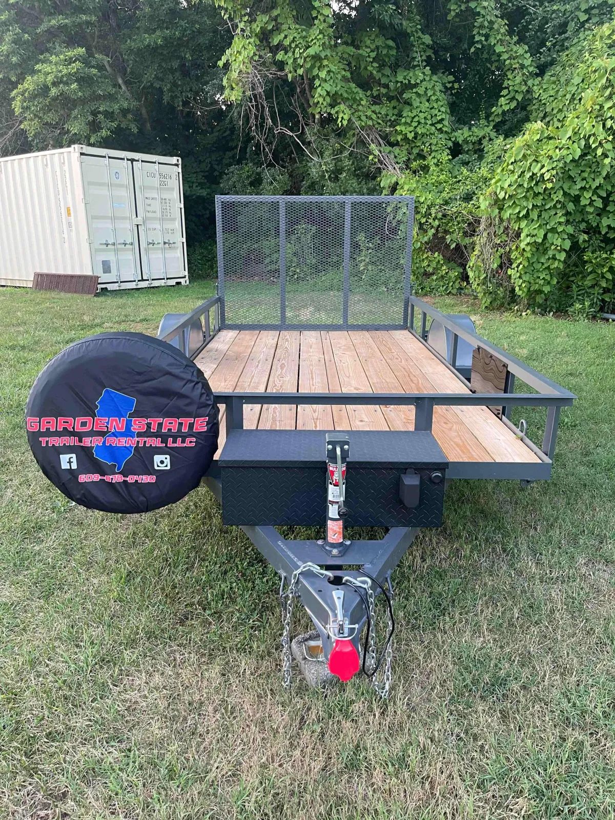 6x12 Utility Trailer with Drop Gate