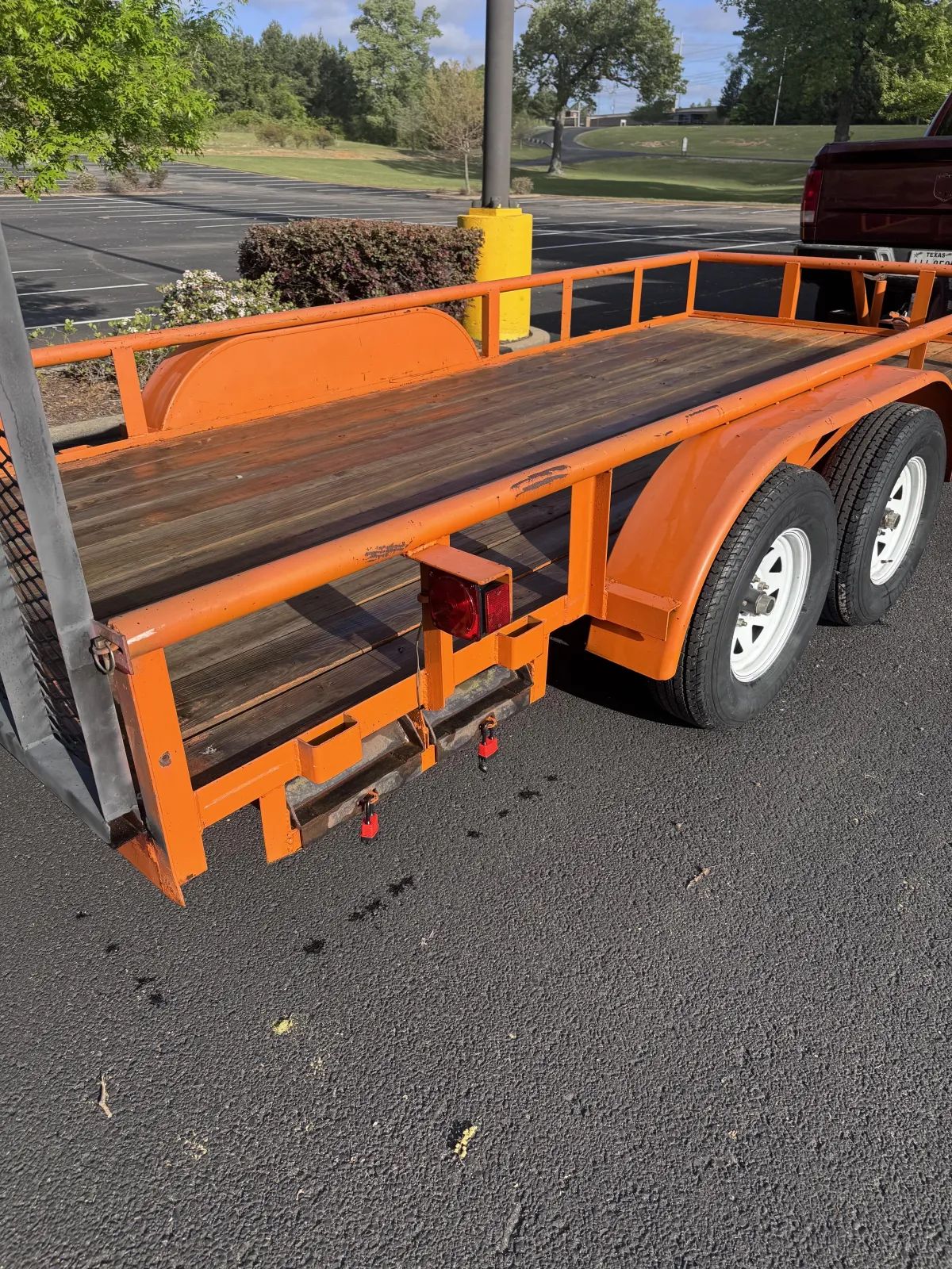 16ft Utility Trailer Orange