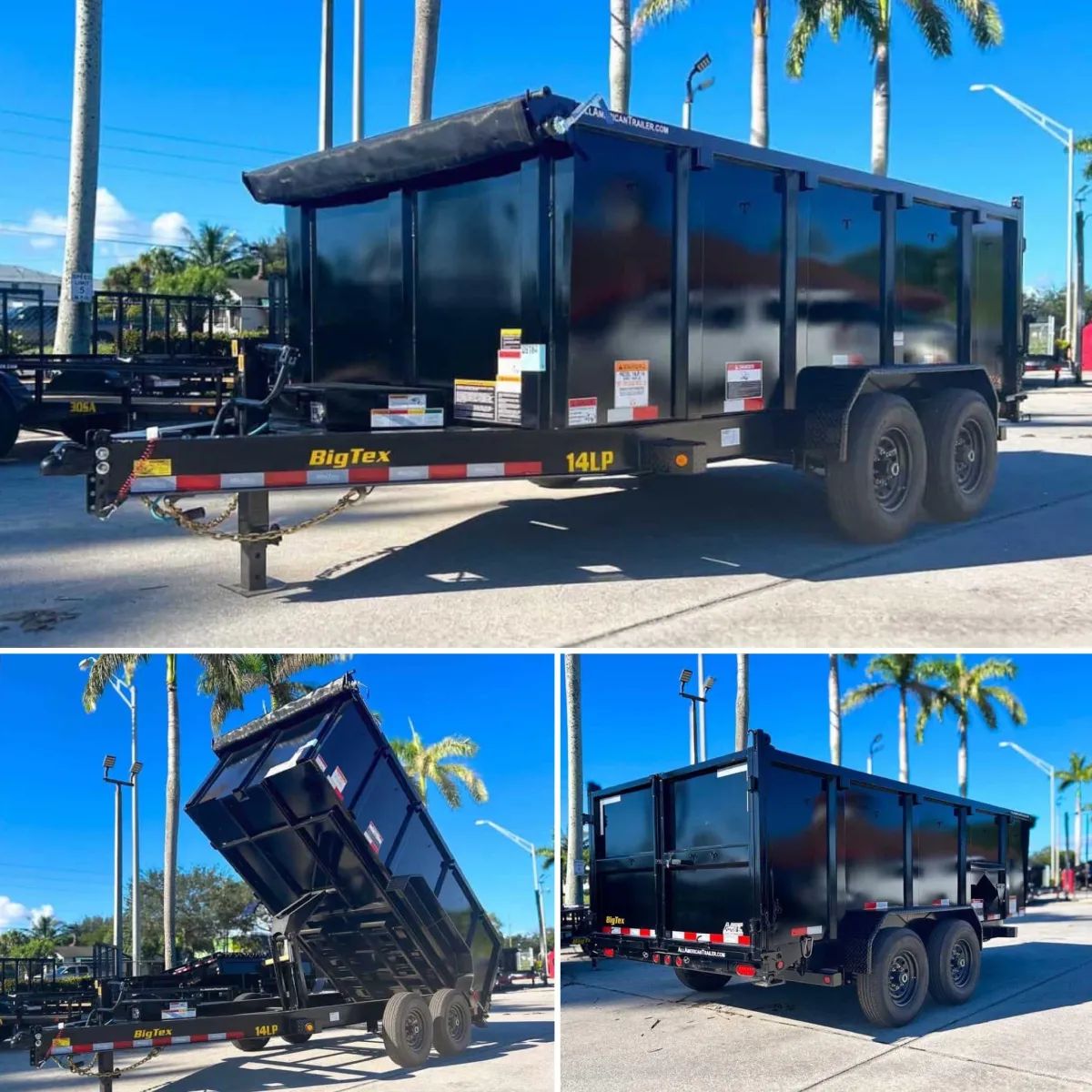 7x14 ft - 12yd Dump Trailer
