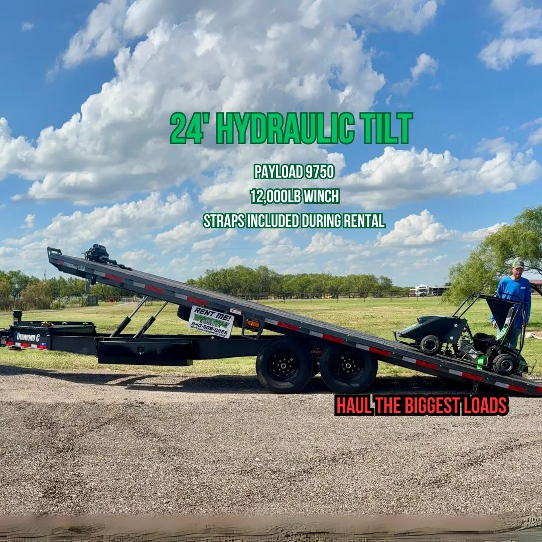 24' Diamond C Deck-Over Hydraulic Tilt
