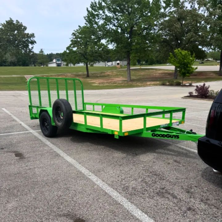 14ft Utility Trailer Green