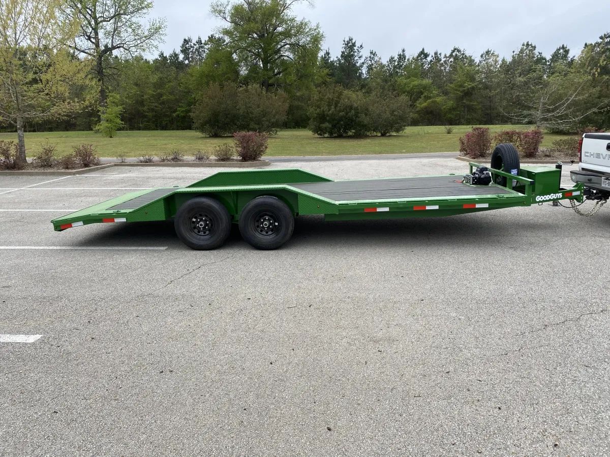 20ft Car Hauler Green