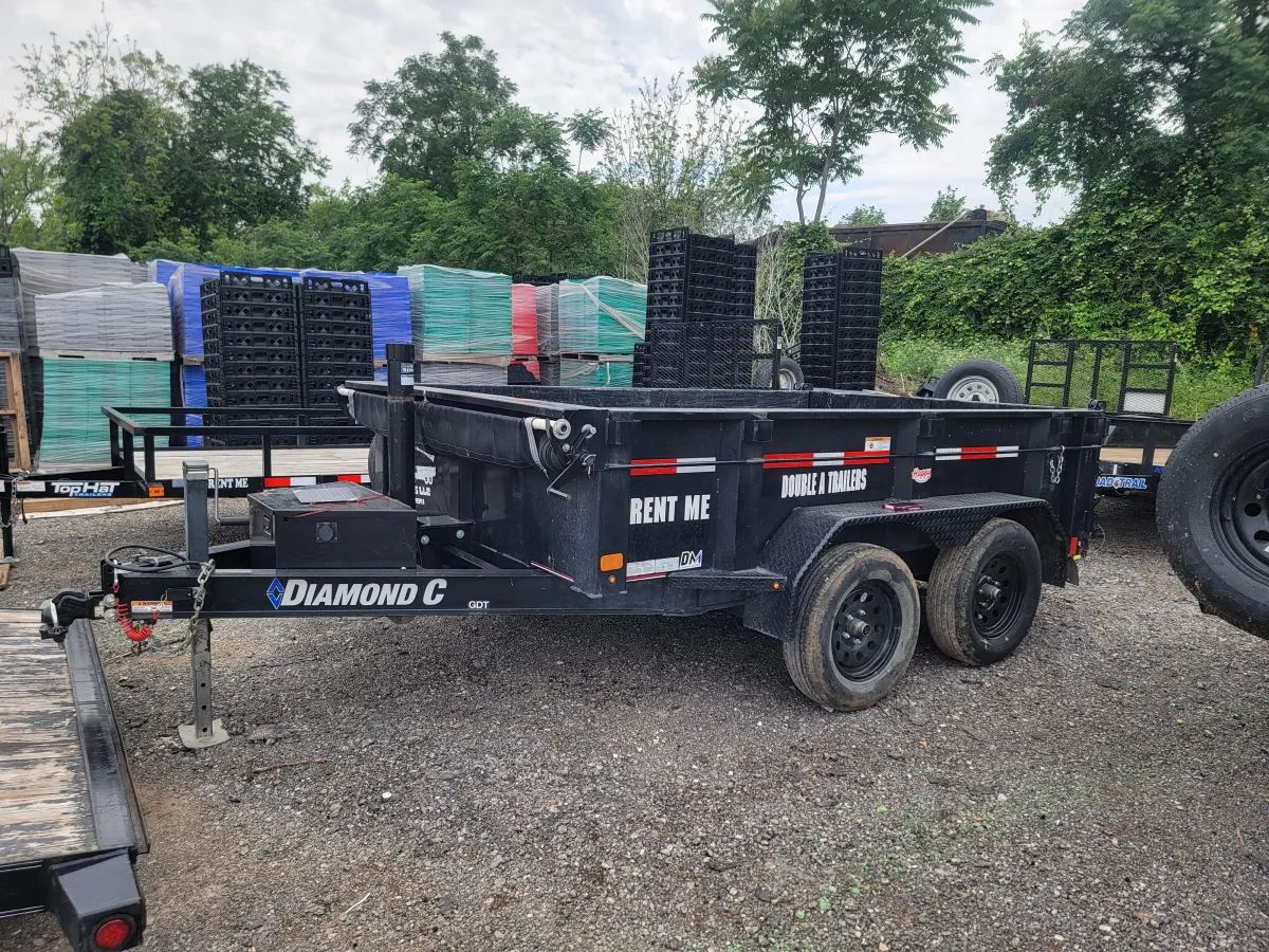 10' x 6.5" Diamond Dump Trailer Rental