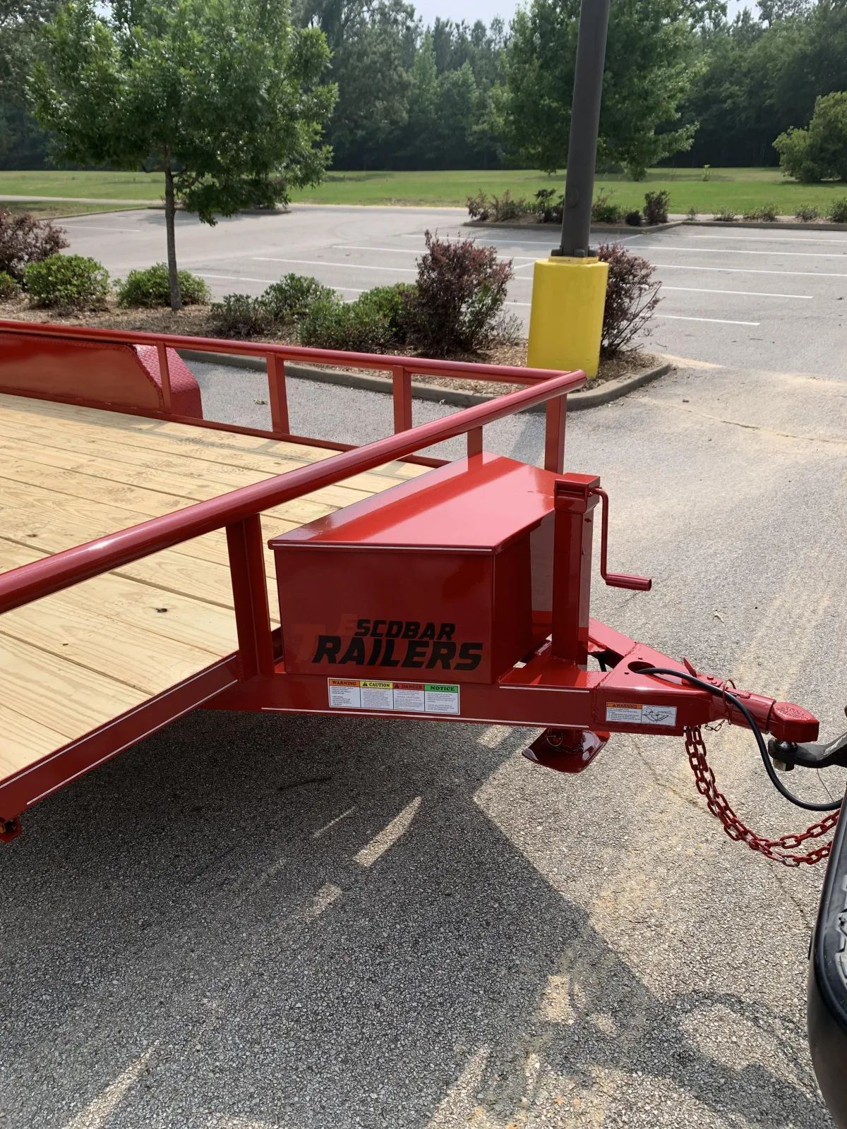 16ft Utility Trailer Red